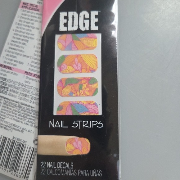 Fing'rs Nail Strips / 22 Nail Decals Per Pack /22637 Lot Of 2 - Picture 4 of 4